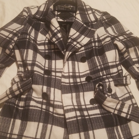 Jou Jou Dark Blue and White Jacket - Picture 5 of 7